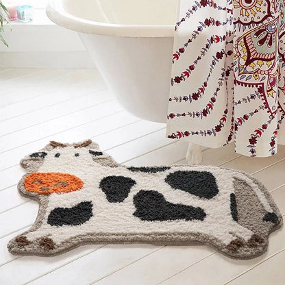 Cute Cow Bathroom Doormat Home