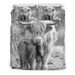 Bedding Set  Highland Cattle Calf And Mom