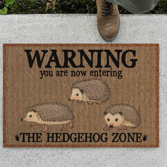 Doormat Animal Zone - Hedgehog