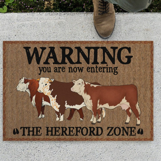 Doormat Animal Zone - Hereford