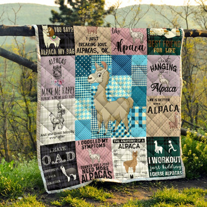 Alpaca Mixed Art Quilt